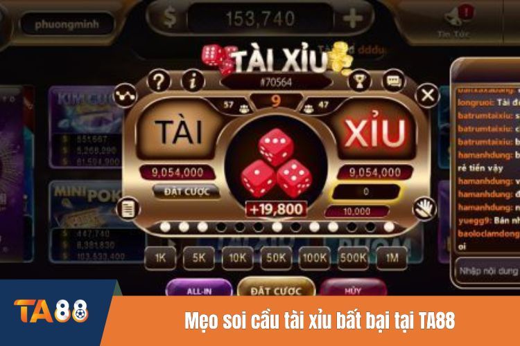 Mẹo soi cầu tài xỉu bất bại tại TA88