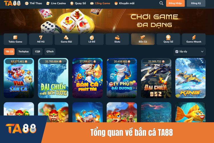 Tổng quan về bắn cá TA88